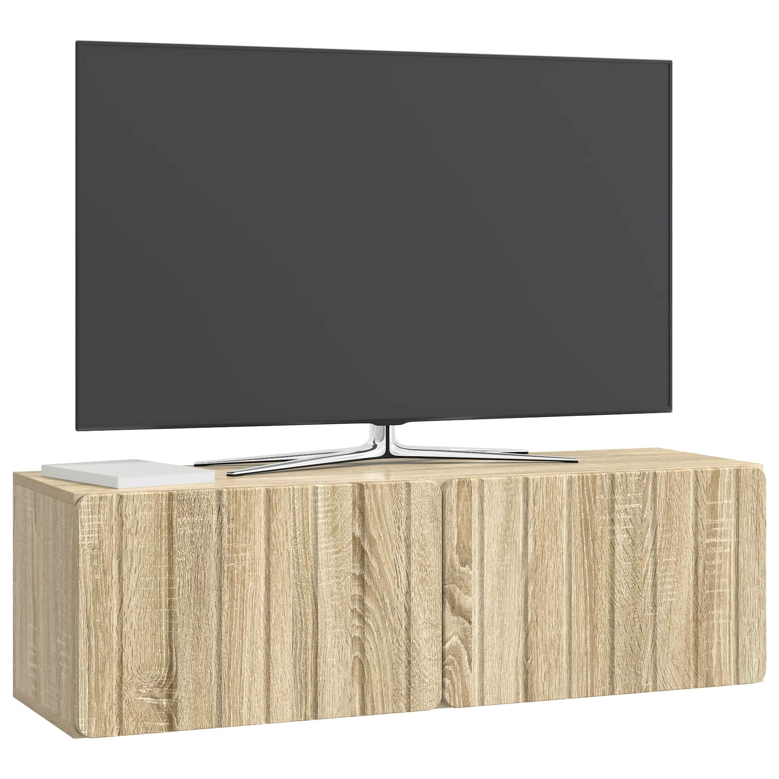 vidaXL Szafka RTV montowana na ścianie 98 x 31 x 30 cm dąb Sonoma