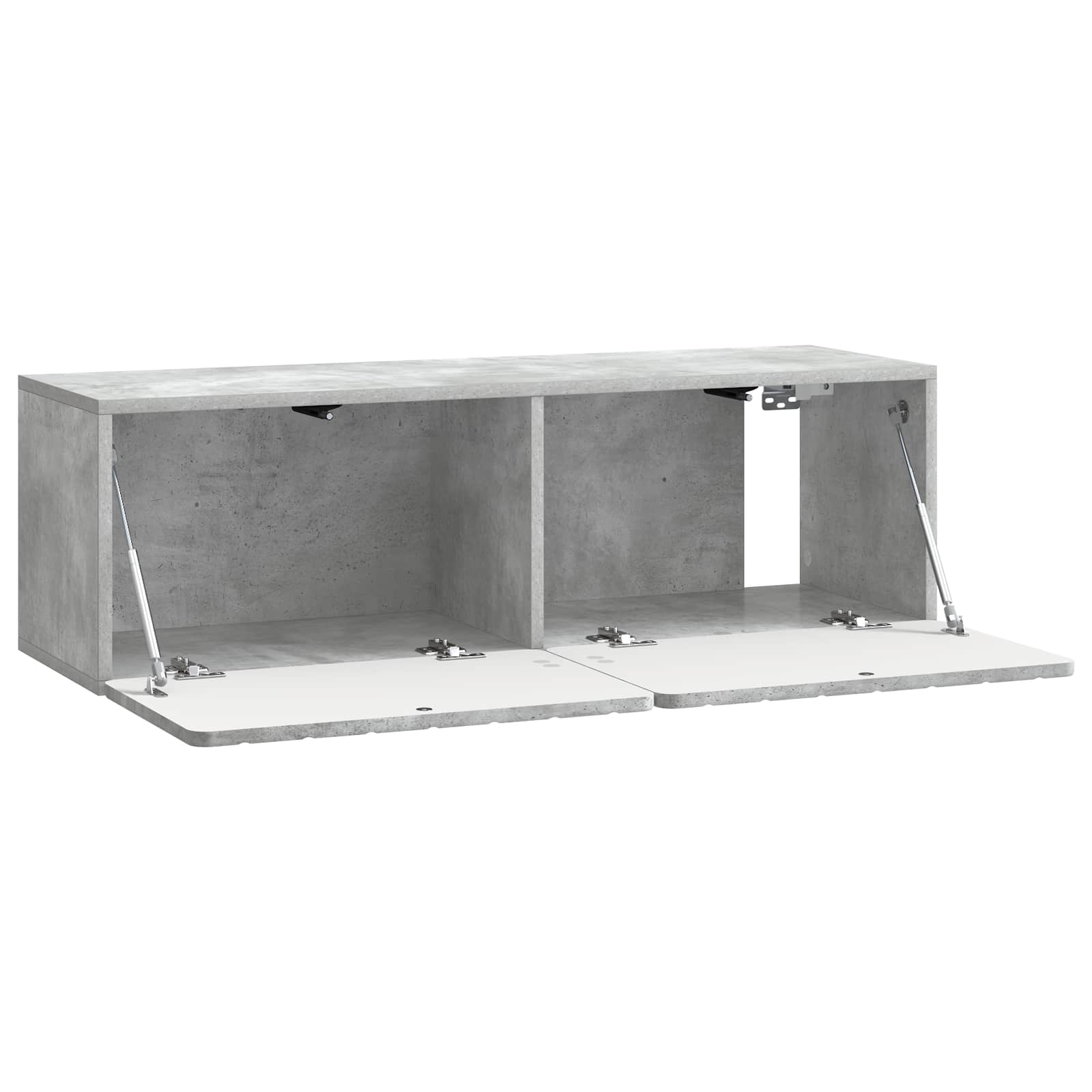 vidaXL Szafka RTV montowana na ścianie Betonowy szary 98 x 31 x 30 cm