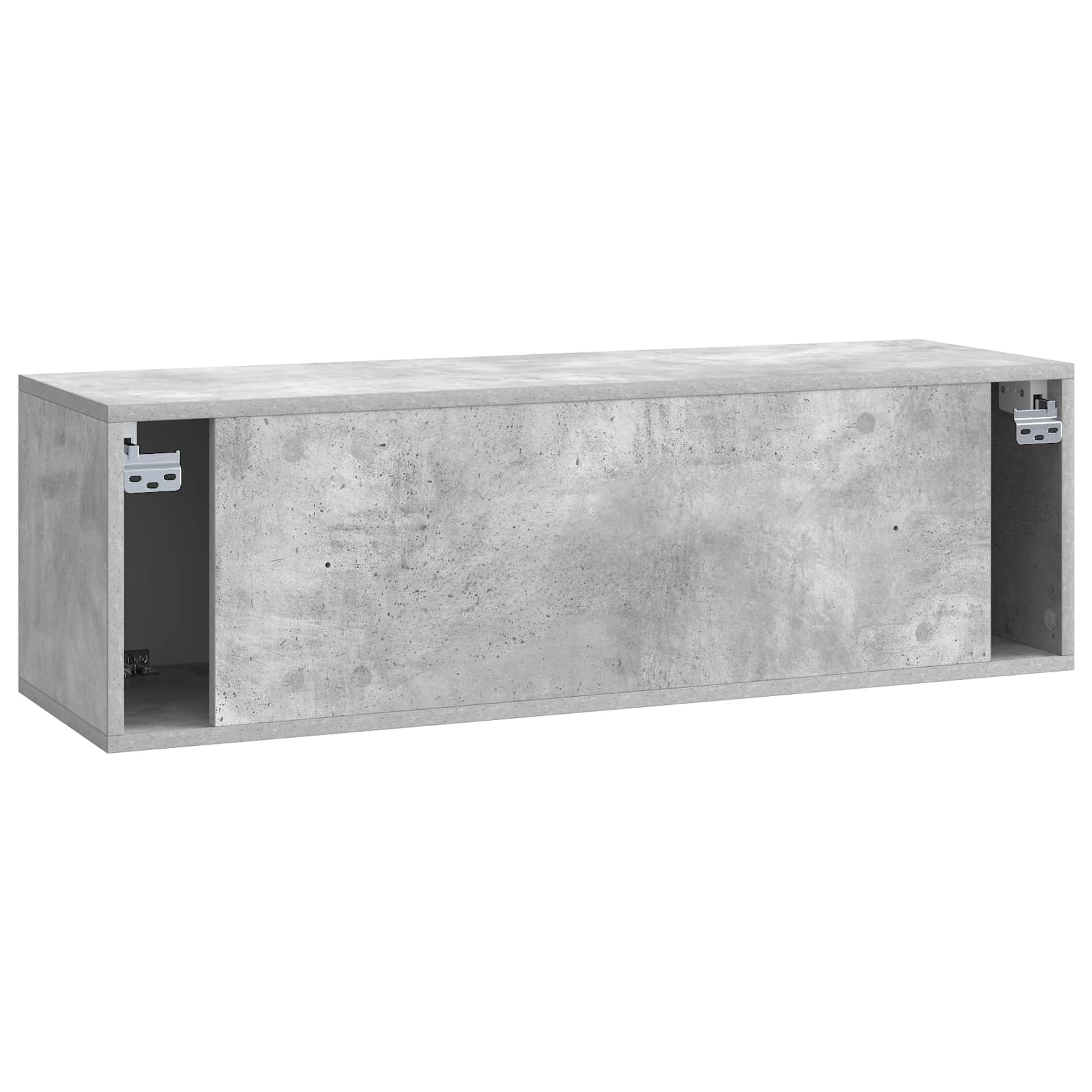 vidaXL Szafka RTV montowana na ścianie Betonowy szary 98 x 31 x 30 cm
