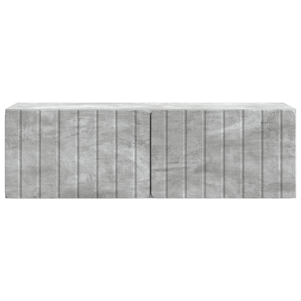 vidaXL Szafka RTV montowana na ścianie Betonowy szary 98 x 31 x 30 cm