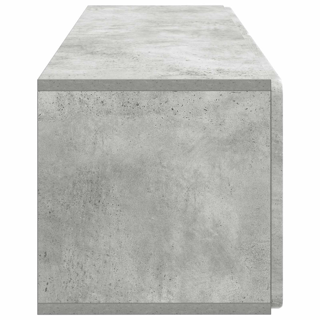 vidaXL Szafka RTV montowana na ścianie Betonowy szary 98 x 31 x 30 cm