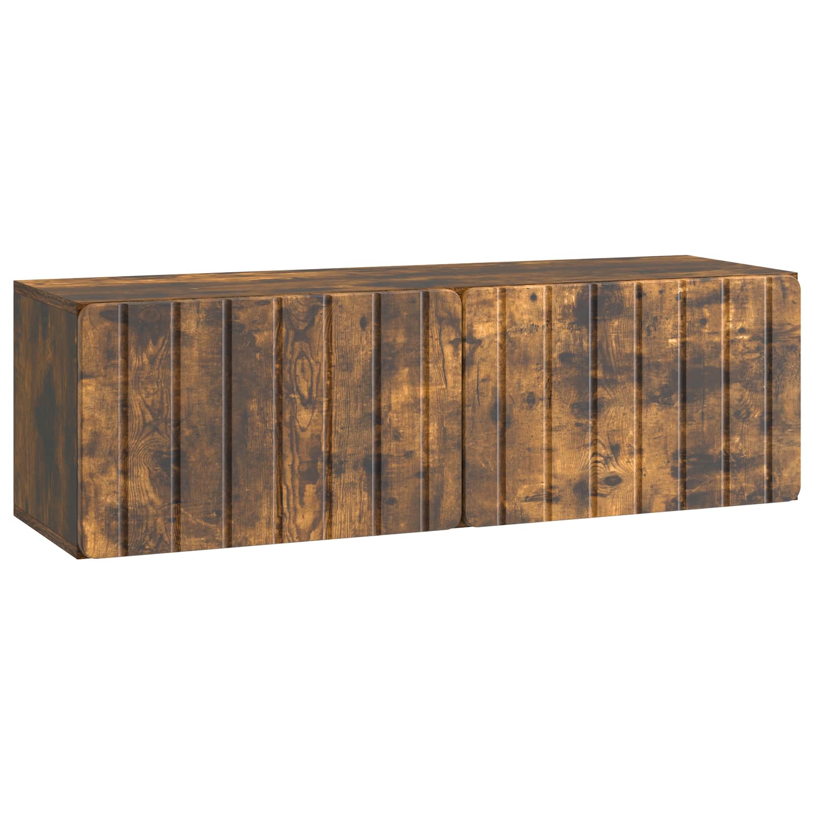 vidaXL Szafka RTV montowana na ścianie Dąb wędzony 98 x 31 x 30 cm