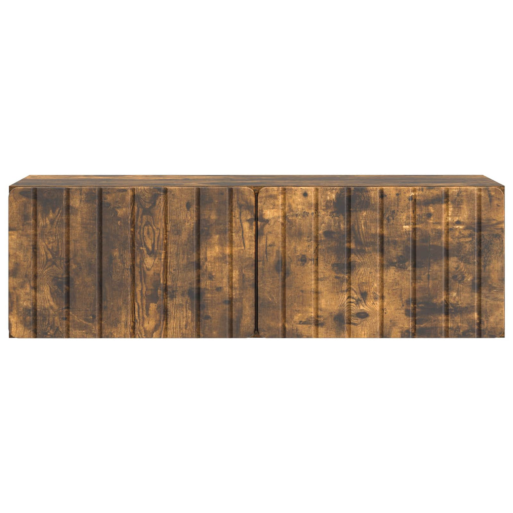 vidaXL Szafka RTV montowana na ścianie Dąb wędzony 98 x 31 x 30 cm