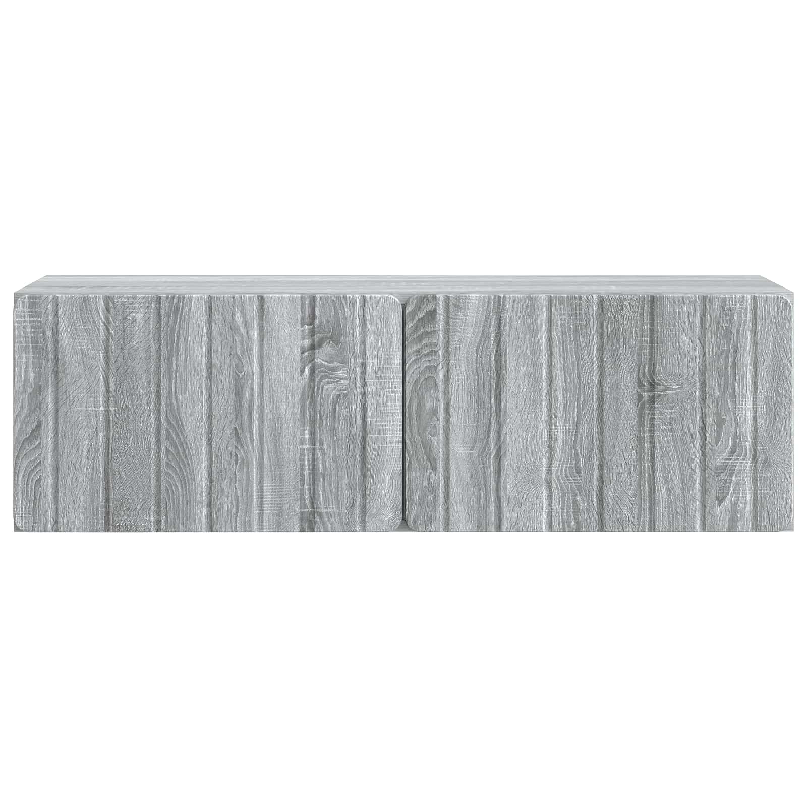 vidaXL Szafka RTV montowana na ścianie Szary Sonoma 98 x 31 x 30 cm