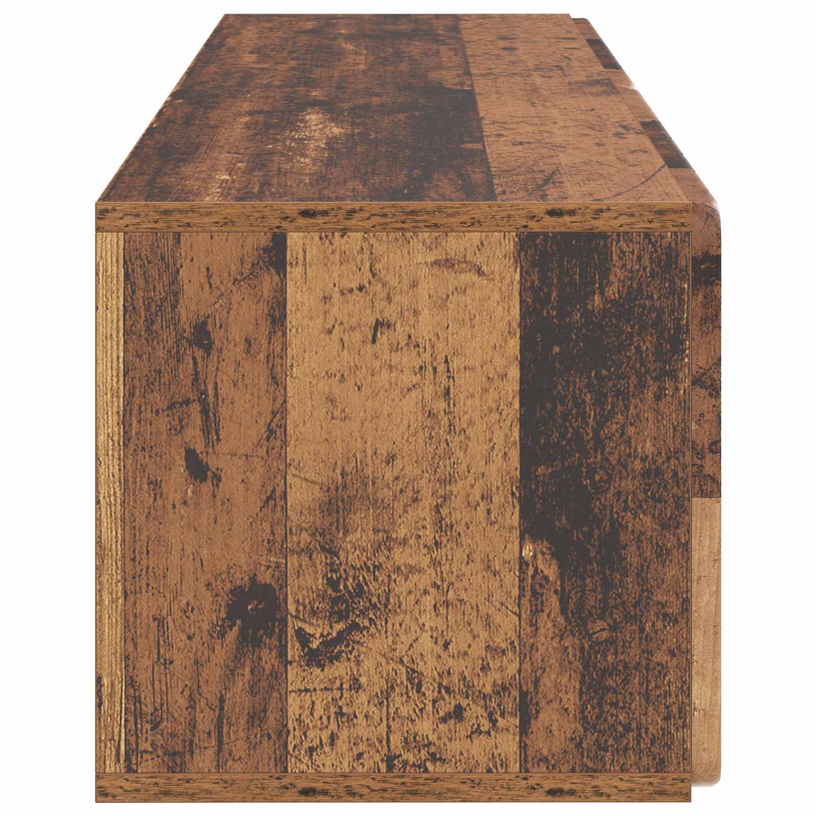 vidaXL Szafka RTV montowana na ścianie Stare drewno 98 x 31 x 30 cm