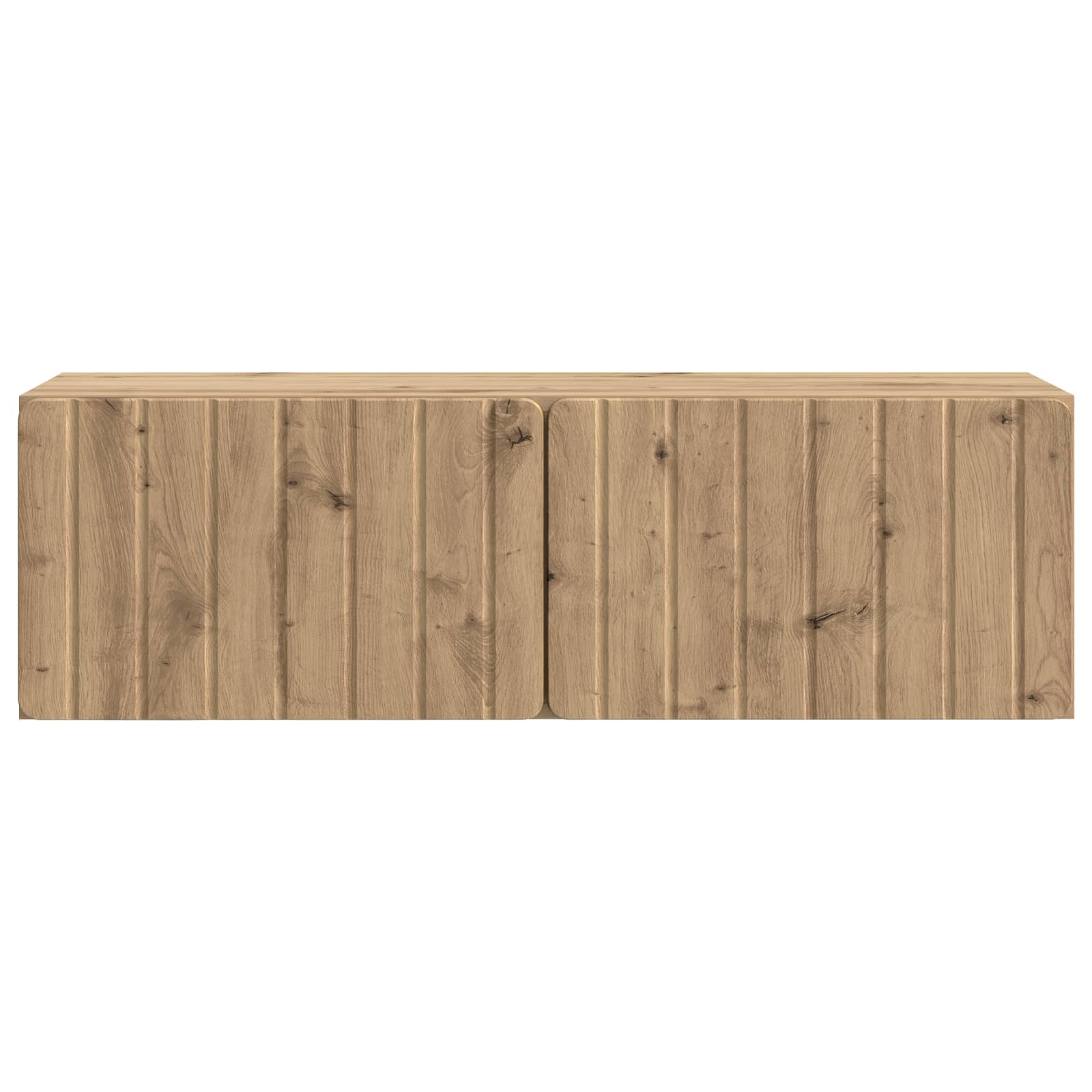 vidaXL Szafka RTV montowana na ścianie 98 x 31 x 30 cm Dąb artisan