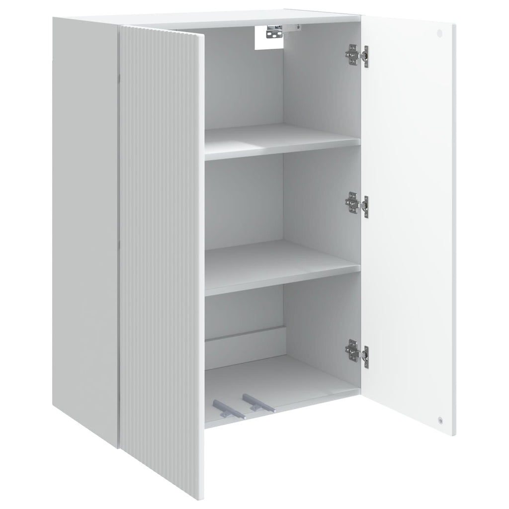 vidaXL Szafka ścienna 66 x 34,5 x 90 cm Drewno inżynieryjne Biały