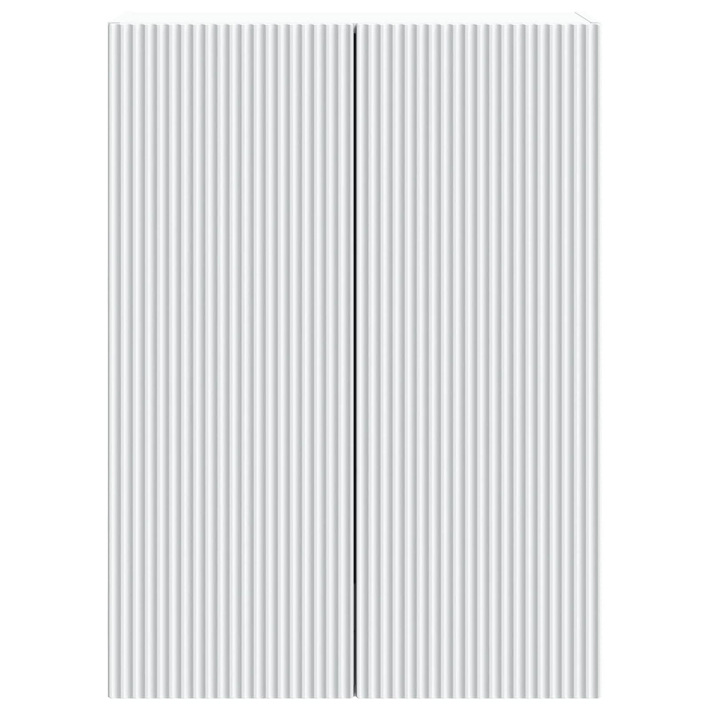 vidaXL Szafka ścienna 66 x 34,5 x 90 cm Drewno inżynieryjne Biały