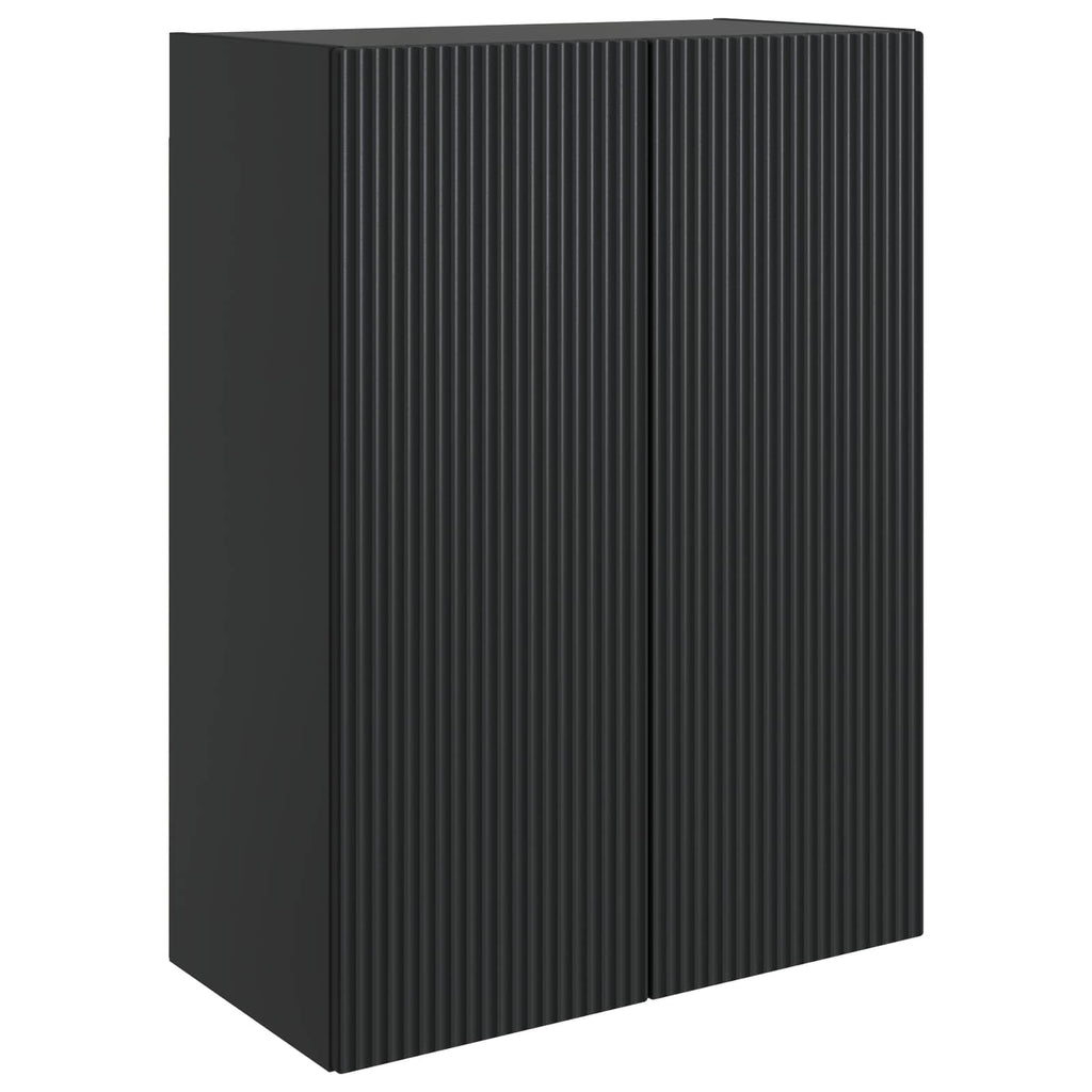 vidaXL Szafka ścienna 66 x 34,5 x 90 cm Drewno inżynieryjne Czarny