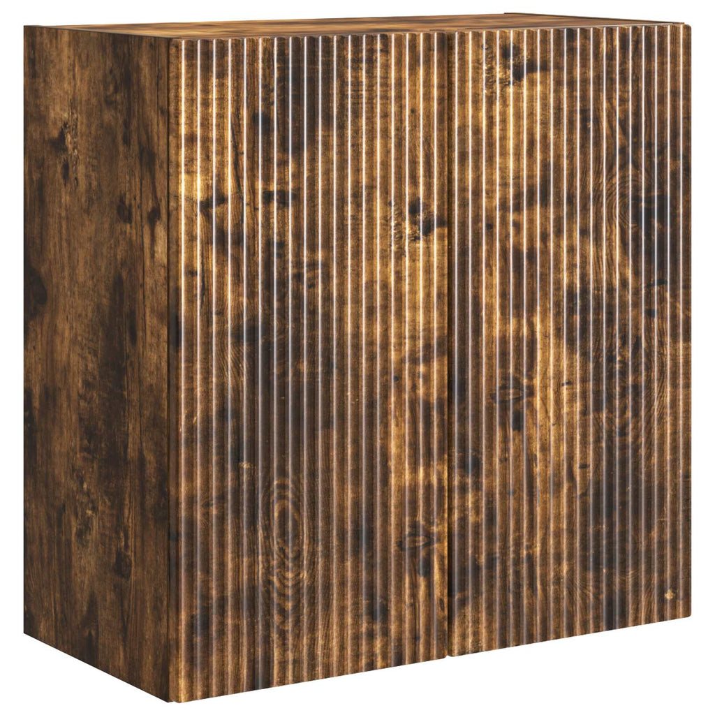 vidaXL Szafka ścienna 59 x 31 x 60 cm Drewno inżynieryjne Dąb wędzony
