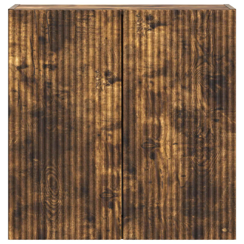 vidaXL Szafka ścienna 59 x 31 x 60 cm Drewno inżynieryjne Dąb wędzony