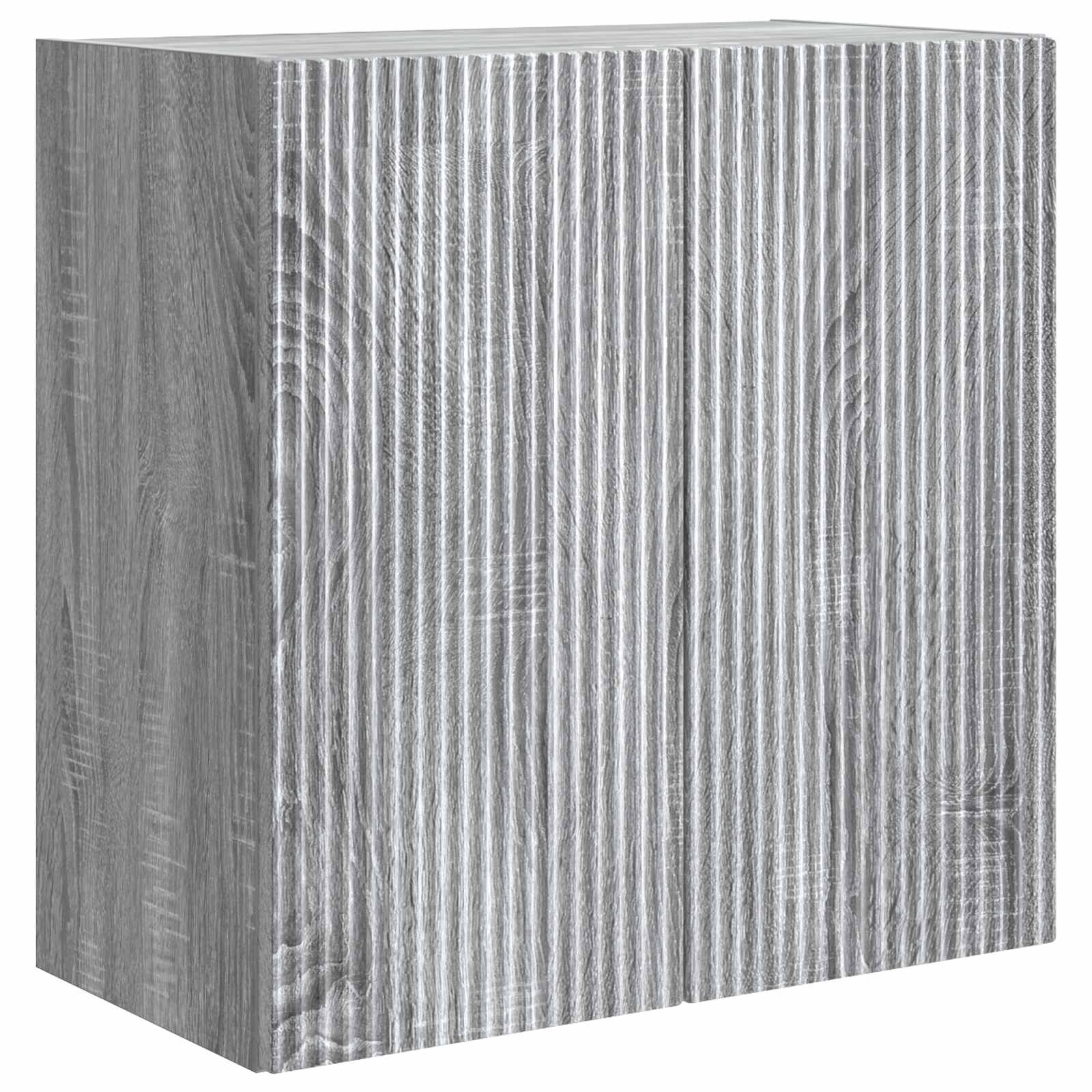 vidaXL Szafka ścienna 59 x 31 x 60 cm Drewno inżynieryjne Szary Sonoma