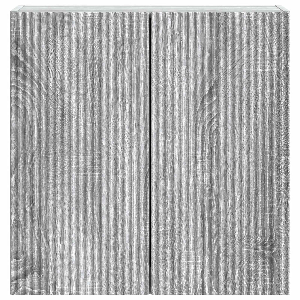 vidaXL Szafka ścienna 59 x 31 x 60 cm Drewno inżynieryjne Szary Sonoma