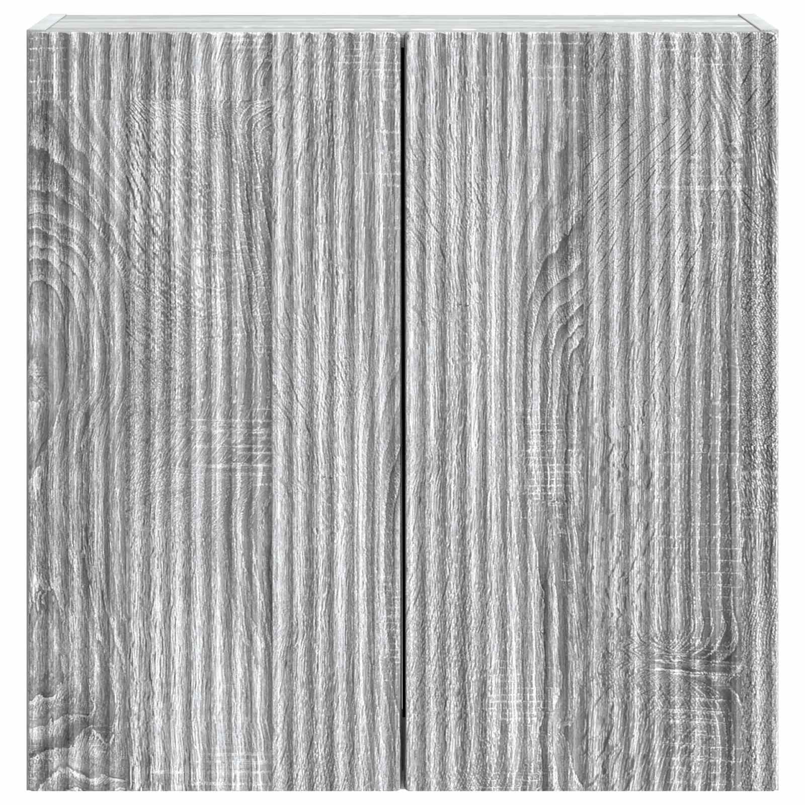 vidaXL Szafka ścienna 59 x 31 x 60 cm Drewno inżynieryjne Szary Sonoma