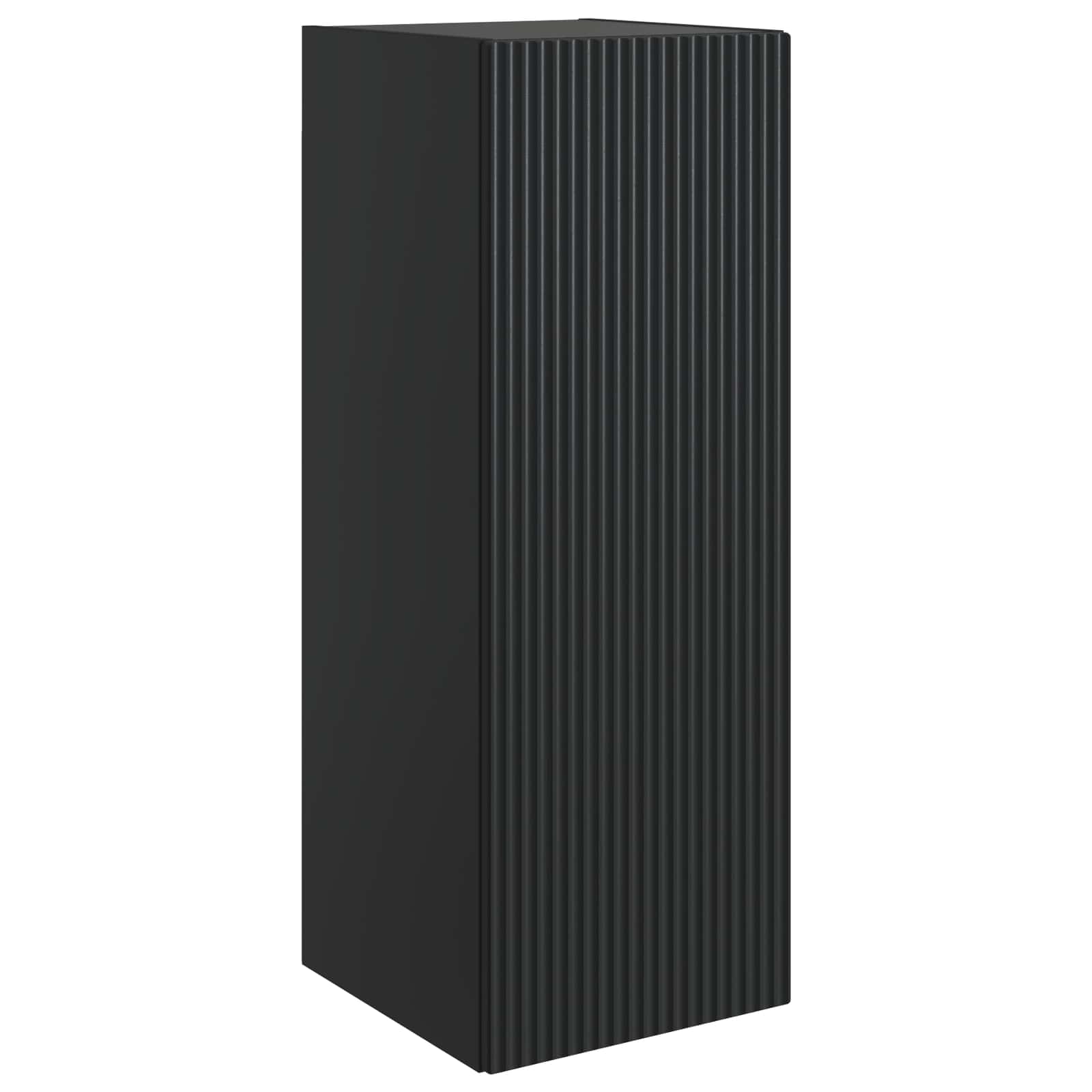 vidaXL Szafka ścienna 33 x 34,5 x 90 cm Drewno inżynieryjne Czarny