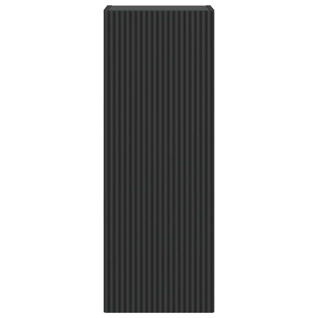 vidaXL Szafka ścienna 33 x 34,5 x 90 cm Drewno inżynieryjne Czarny