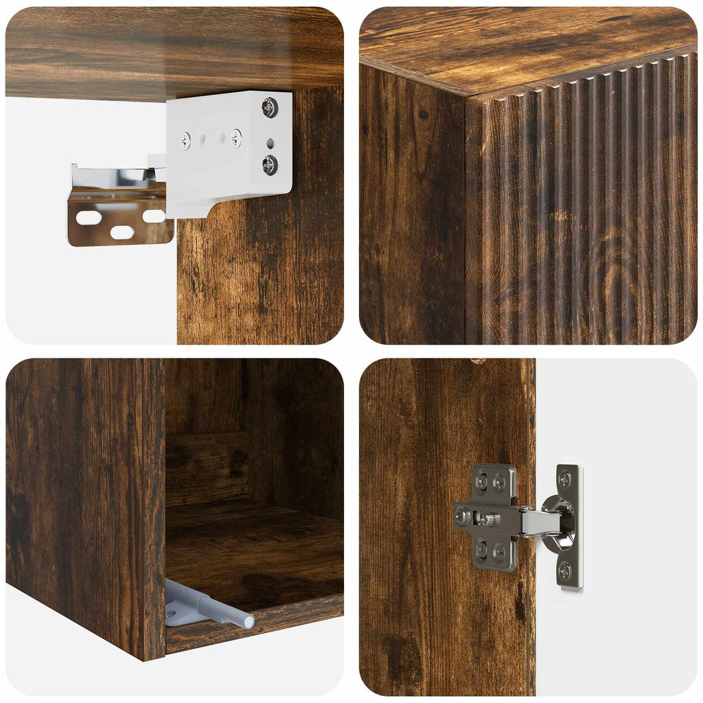 vidaXL Szafka ścienna 33 x 34,5 x 90 cm Drewno inżynieryjne