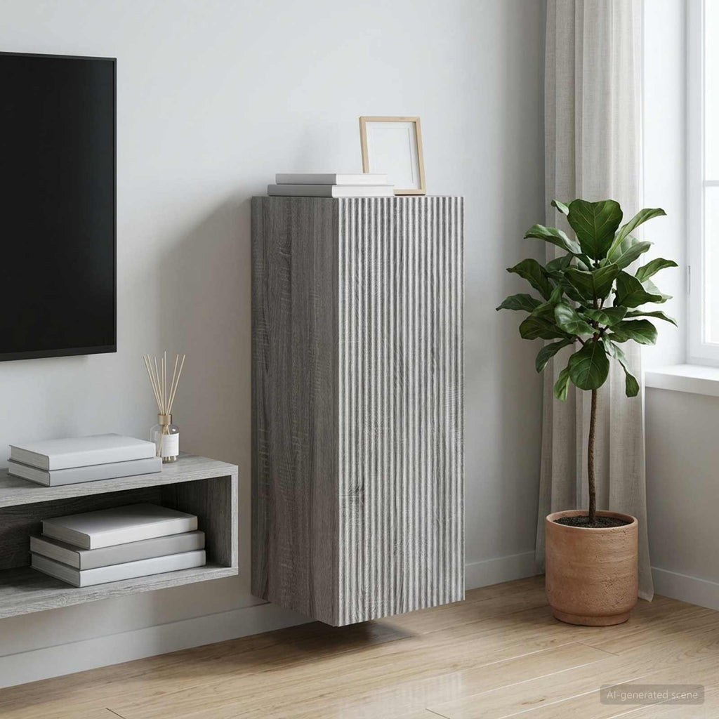 vidaXL Szafka ścienna 33 x 34,5 x 90 cm Drewno inżynieryjne