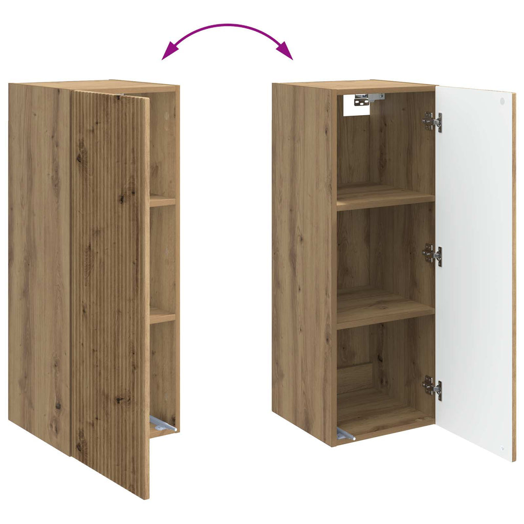 vidaXL Szafka ścienna 33 x 34,5 x 90 cm Drewno inżynieryjne