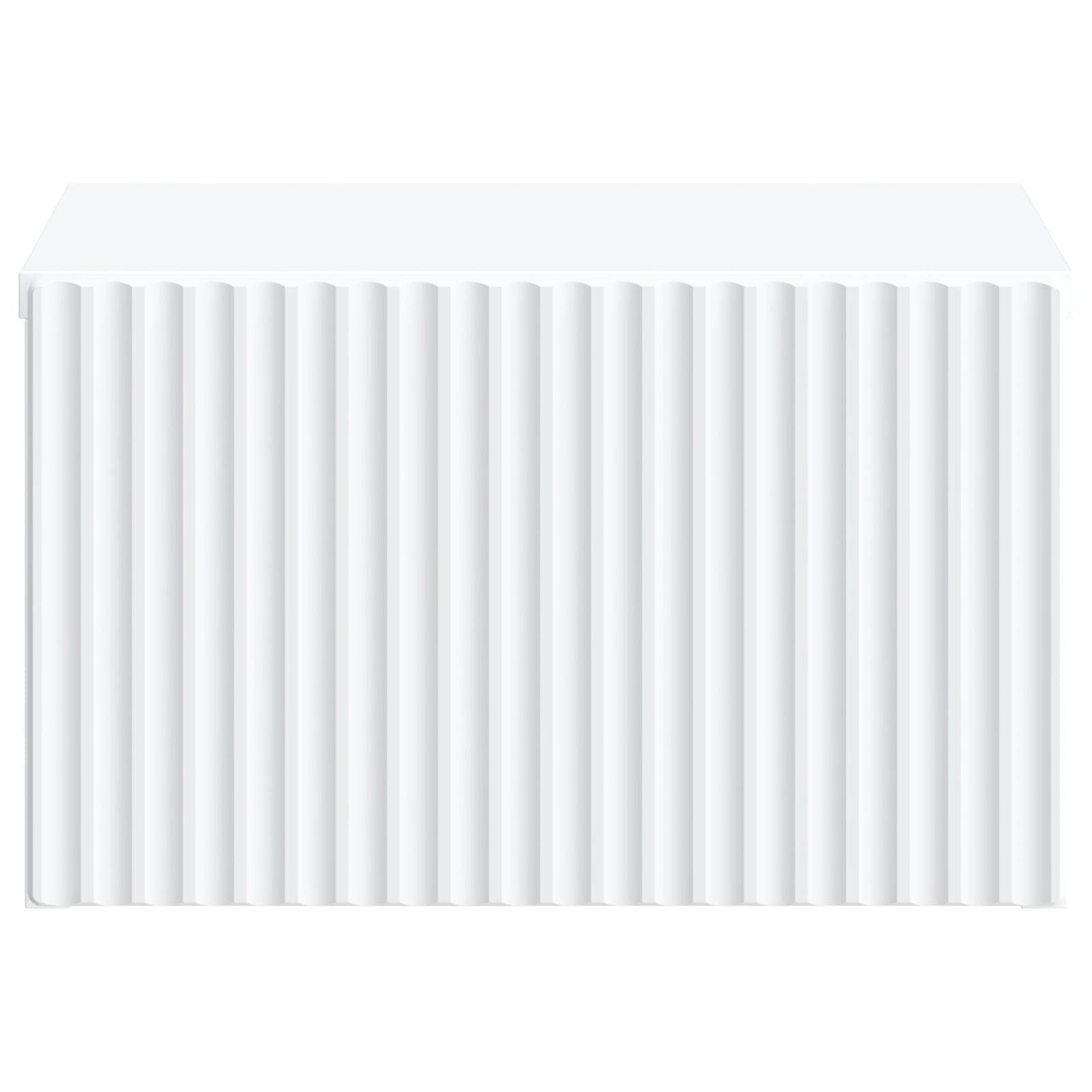 vidaXL Wisząca Szafka Nocna z szufladą 2 pcs Biały 33 x 34,5 x 20 cm