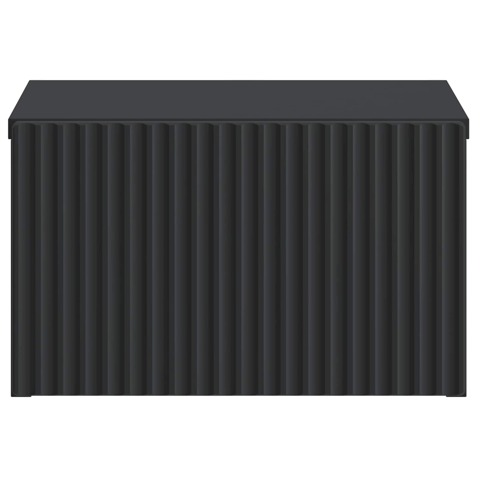 vidaXL Wisząca Szafka Nocna z szufladą Czarny 33 x 34,5 x 20 cm