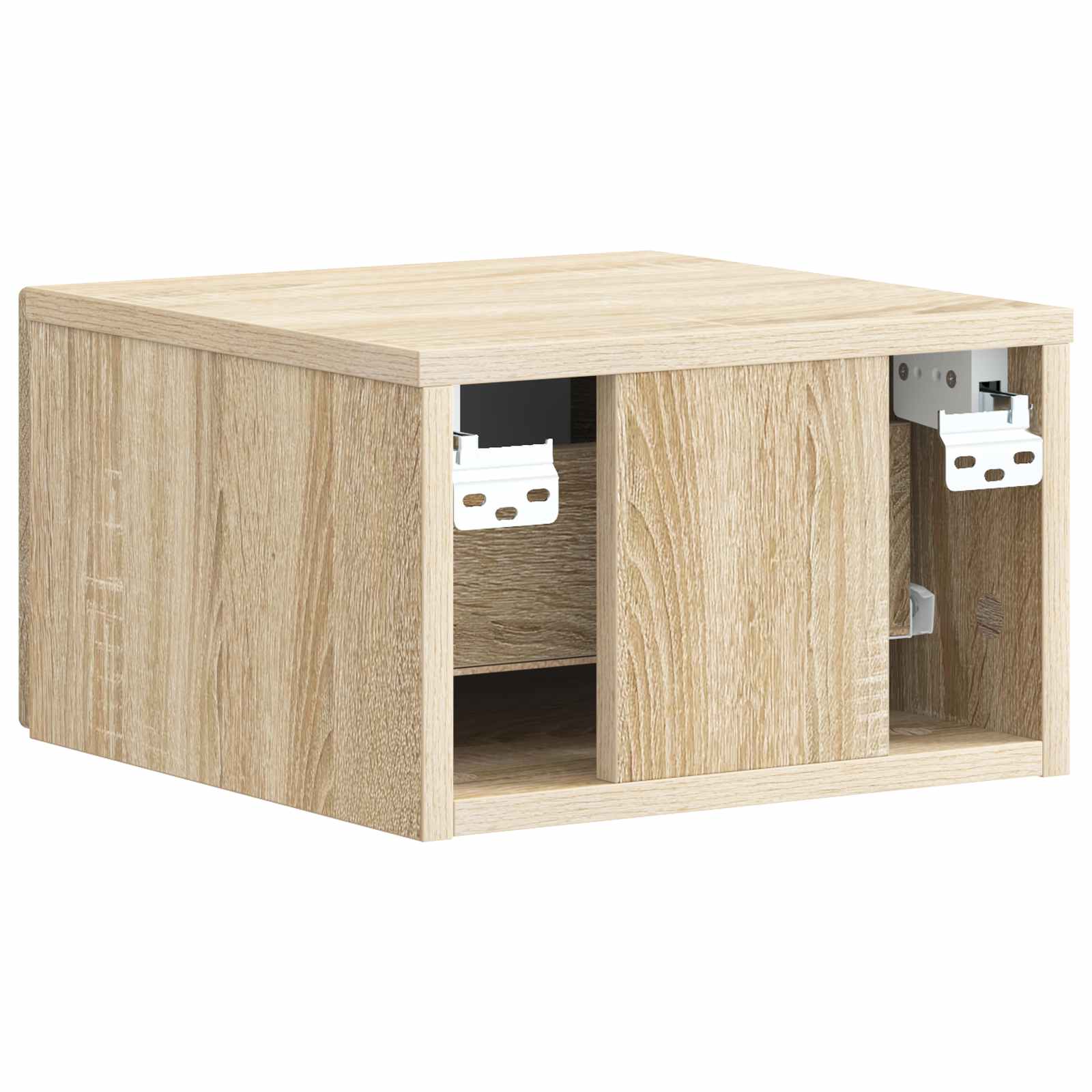 vidaXL Wisząca Szafka Nocna 2 pcs dąb Sonoma 33 x 34,5 x 20 cm