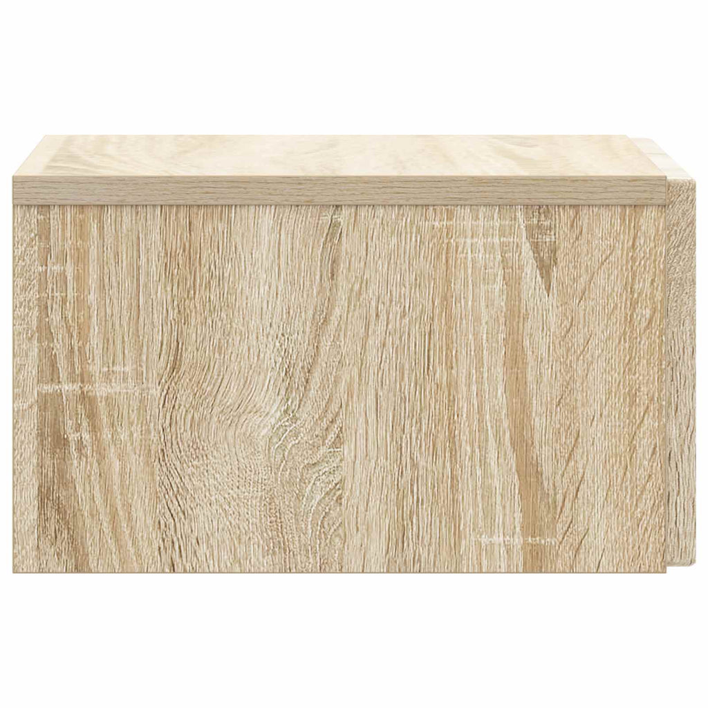 vidaXL Wisząca Szafka Nocna 2 pcs dąb Sonoma 33 x 34,5 x 20 cm