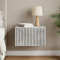 vidaXL Wisząca Szafka Nocna Betonowy szary 33 x 34,5 x 20 cm