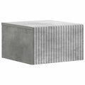 vidaXL Wisząca Szafka Nocna Betonowy szary 33 x 34,5 x 20 cm