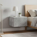 vidaXL Wisząca Szafka Nocna 2 szt. Betonowy szary 33 x 34,5 x 20 cm