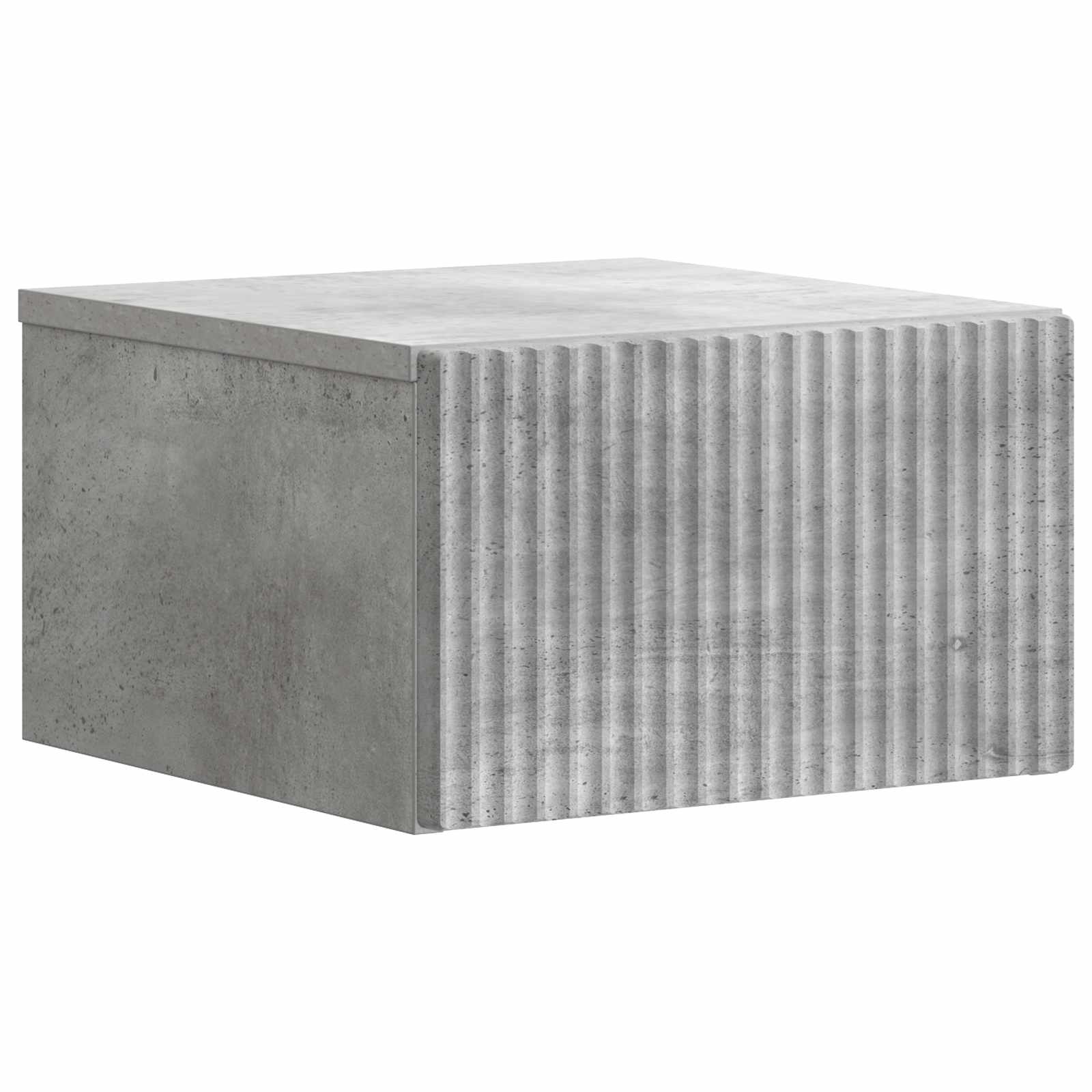 vidaXL Wisząca Szafka Nocna 2 pcs Betonowy szary 33 x 34,5 x 20 cm