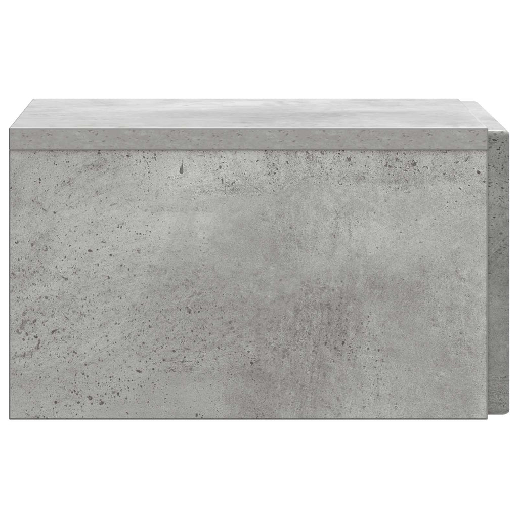 vidaXL Wisząca Szafka Nocna 2 pcs Betonowy szary 33 x 34,5 x 20 cm