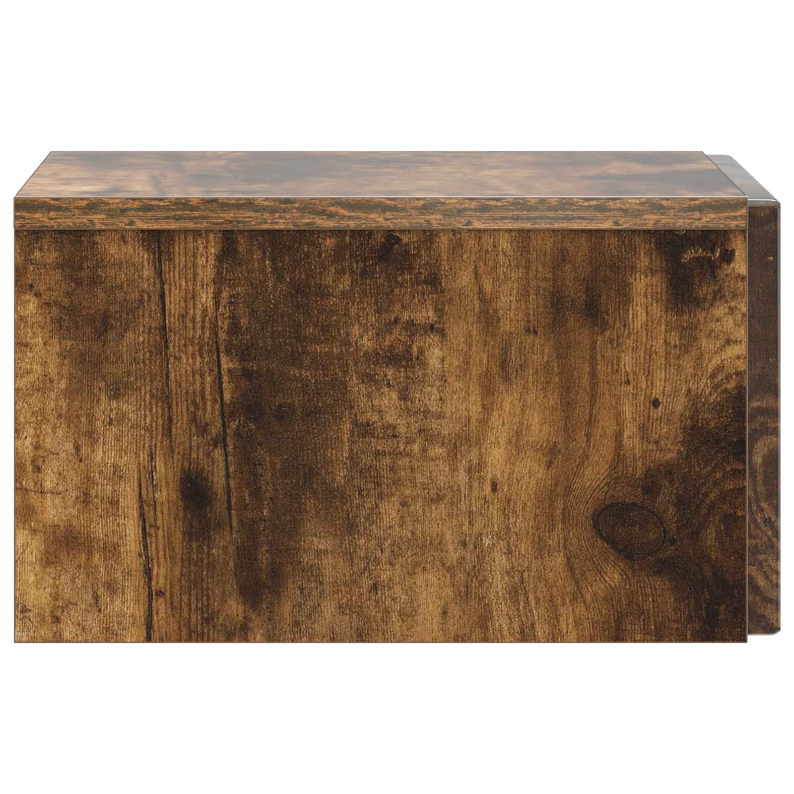 vidaXL Wisząca Szafka Nocna z szufladą Dąb wędzony 33 x 34,5 x 20 cm
