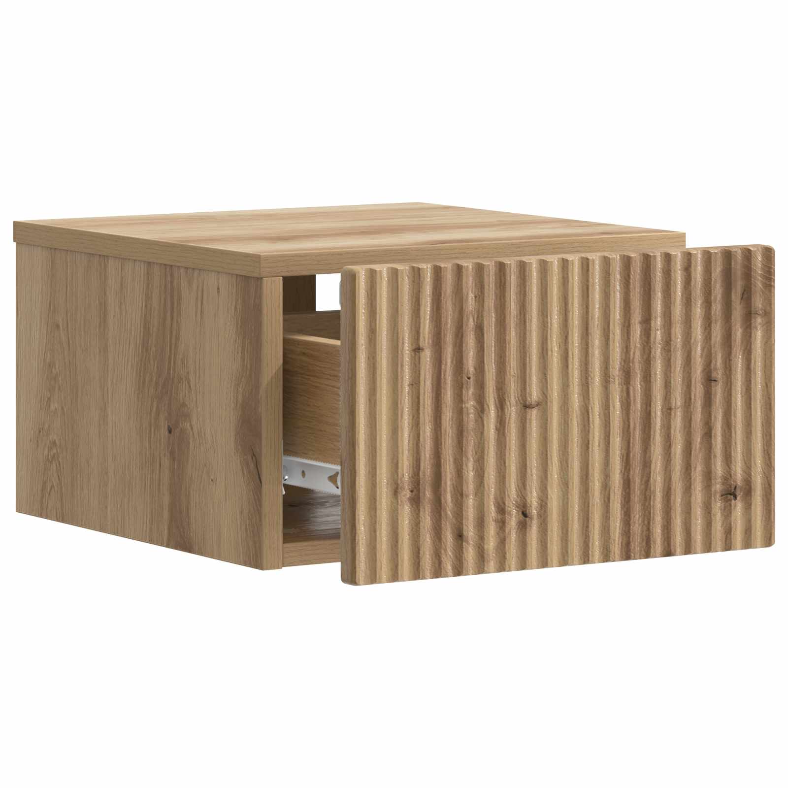 vidaXL Wisząca Szafka Nocna z szufladą Dąb artisan 33 x 34,5 x 20 cm