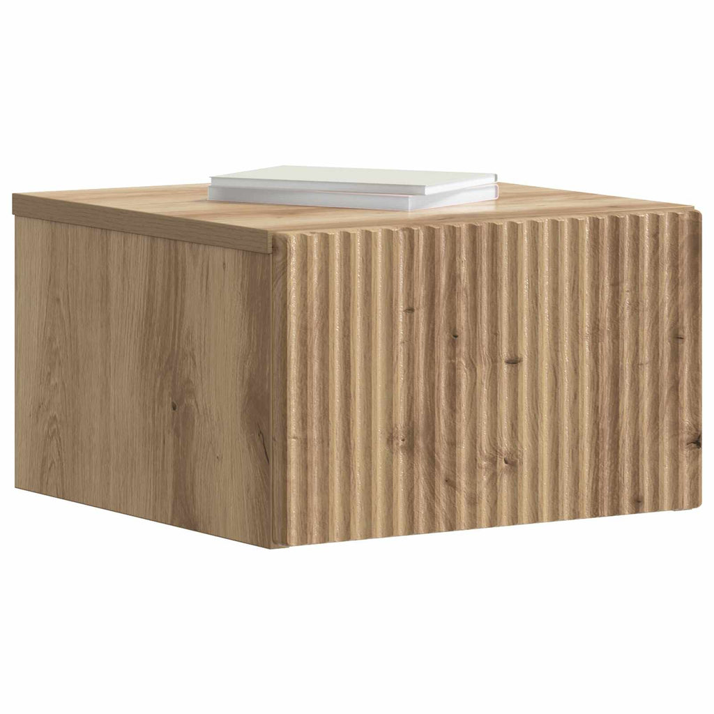 vidaXL Wisząca Szafka Nocna z szufladą Dąb artisan 33 x 34,5 x 20 cm