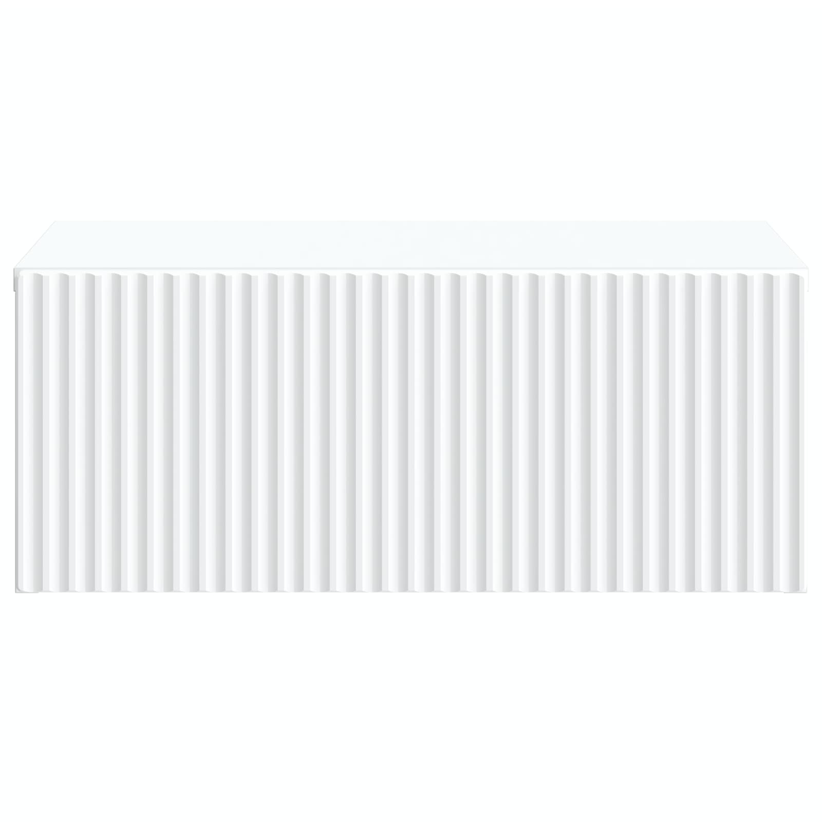 vidaXL Wisząca Szafka Nocna z szufladą 2 pcs Biały 49 x 34,5 x 20 cm