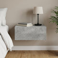 vidaXL Wisząca Szafka Nocna Betonowy szary 49 x 34,5 x 20 cm