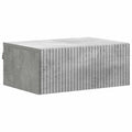 vidaXL Wisząca Szafka Nocna Betonowy szary 49 x 34,5 x 20 cm