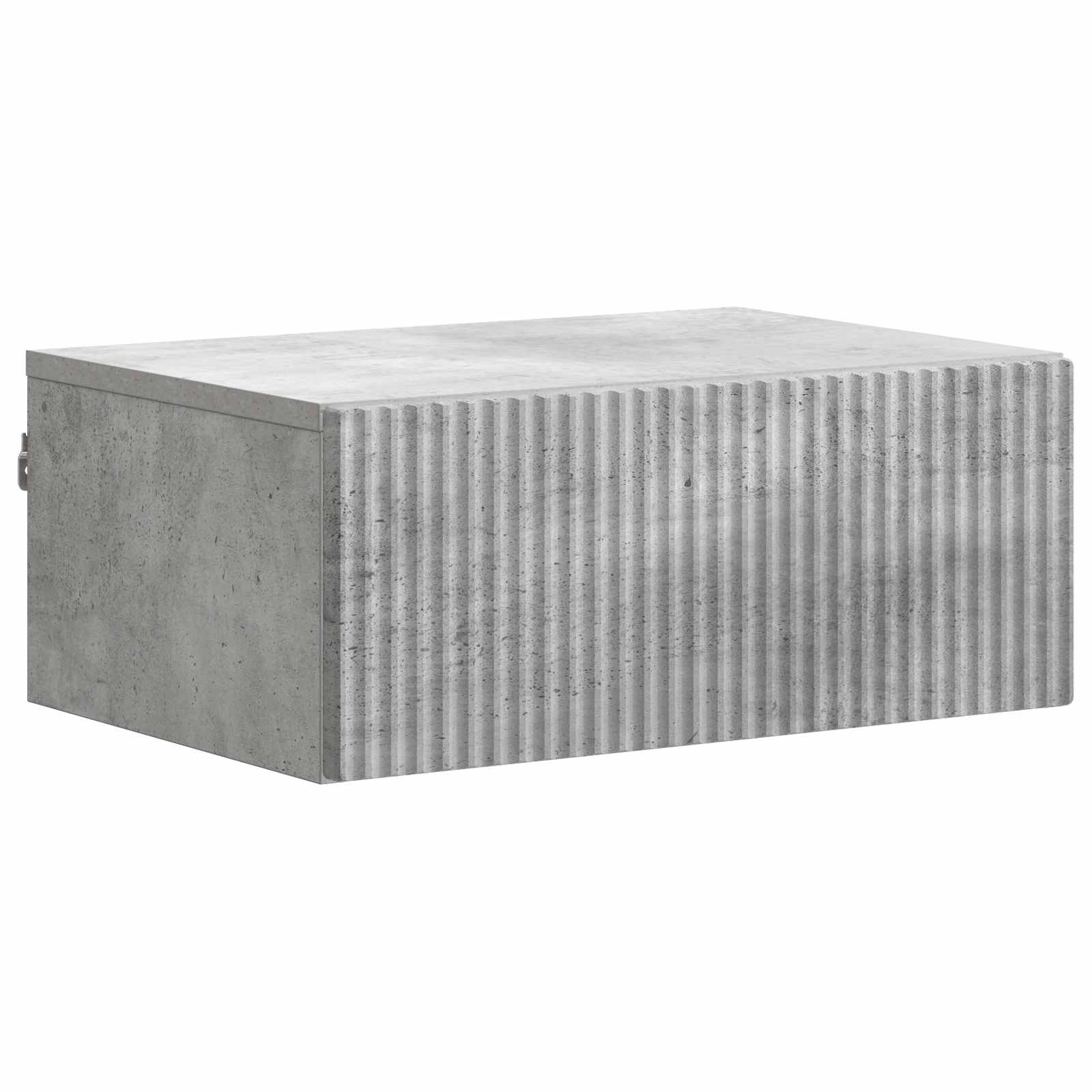 vidaXL Wisząca Szafka Nocna 2 pcs Betonowy szary 49 x 34,5 x 20 cm