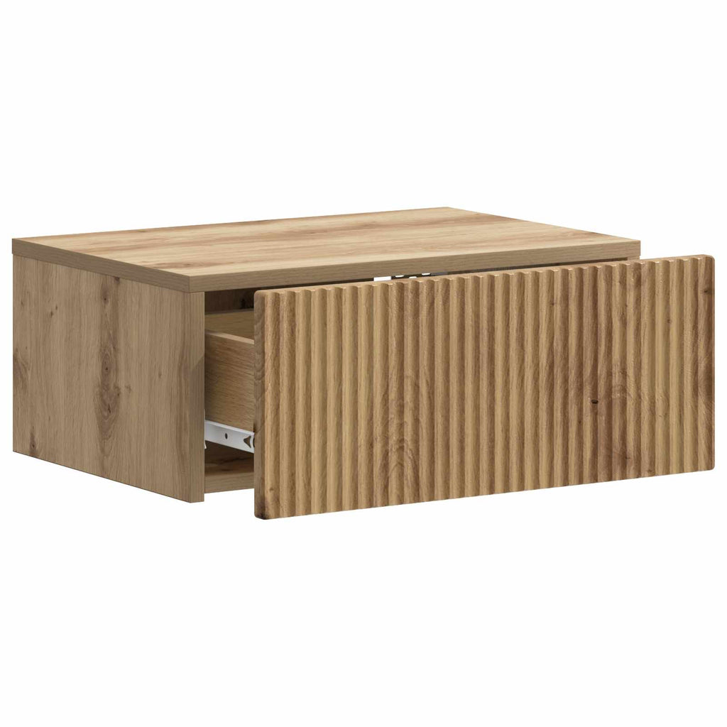 vidaXL Wisząca Szafka Nocna 2 pcs Dąb artisan 49 x 34,5 x 20 cm