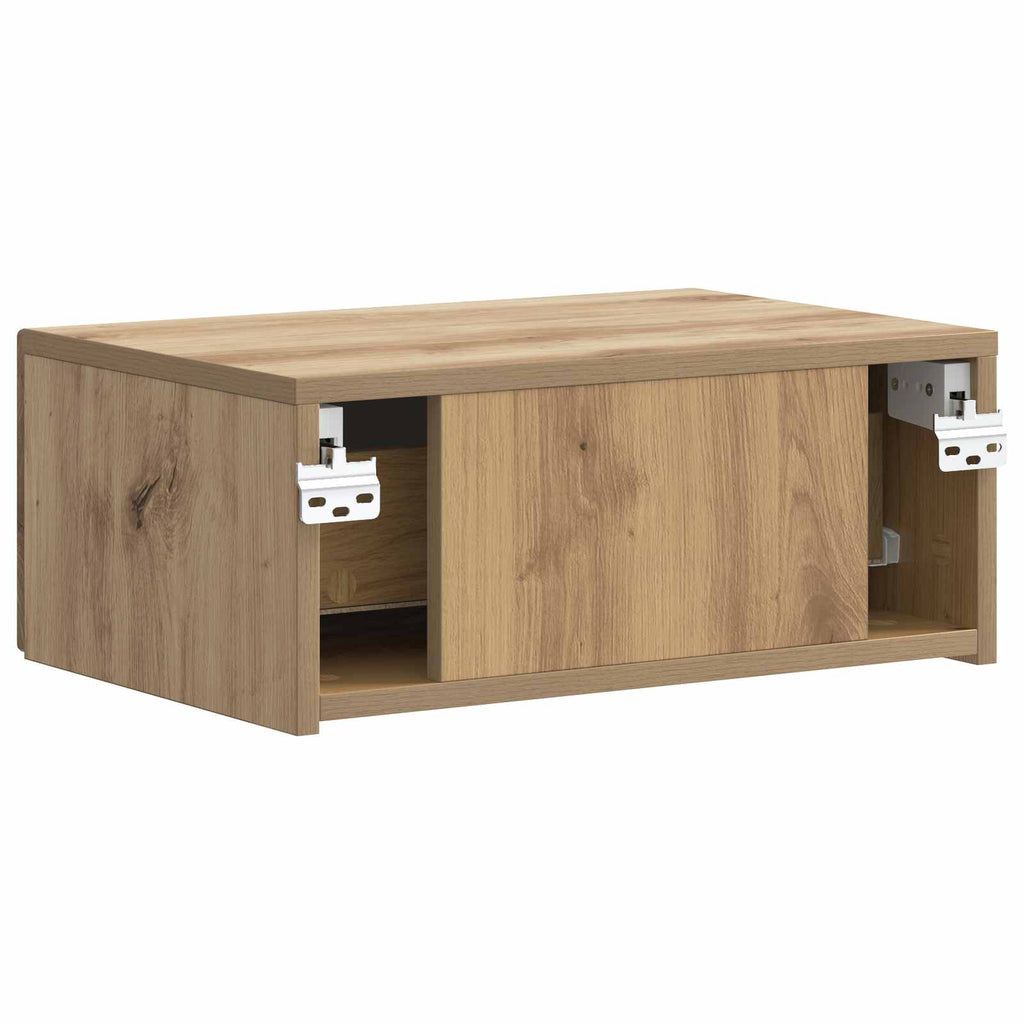 vidaXL Wisząca Szafka Nocna 2 pcs Dąb artisan 49 x 34,5 x 20 cm