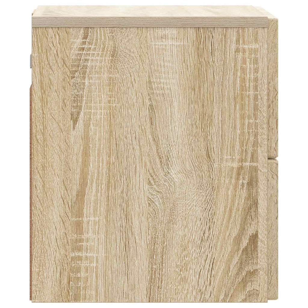 vidaXL Wisząca Szafka Nocna z szufladą dąb Sonoma 33 x 34,5 x 40 cm
