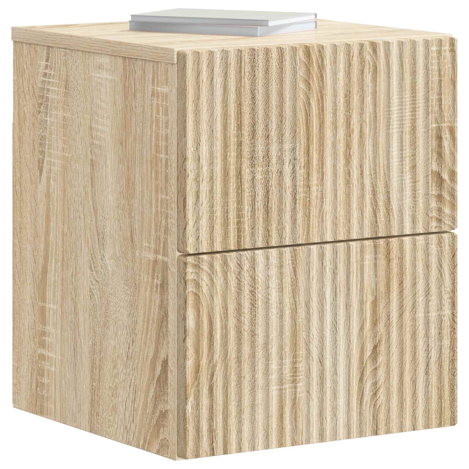 vidaXL Wisząca Szafka Nocna 2 pcs dąb Sonoma 33 x 34,5 x 40 cm