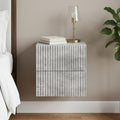 vidaXL Wisząca Szafka Nocna Betonowy szary 33 x 34,5 x 40 cm
