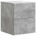 vidaXL Wisząca Szafka Nocna Betonowy szary 33 x 34,5 x 40 cm