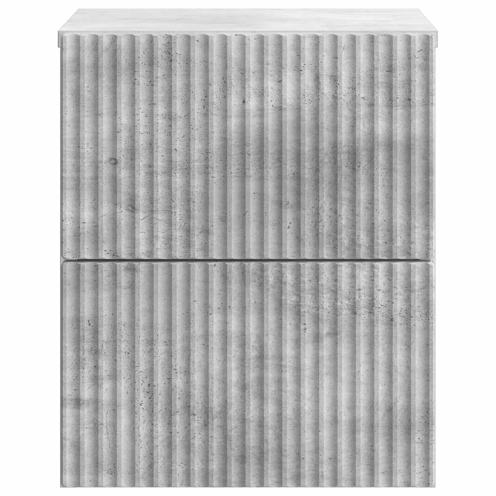 vidaXL Wisząca Szafka Nocna Betonowy szary 33 x 34,5 x 40 cm