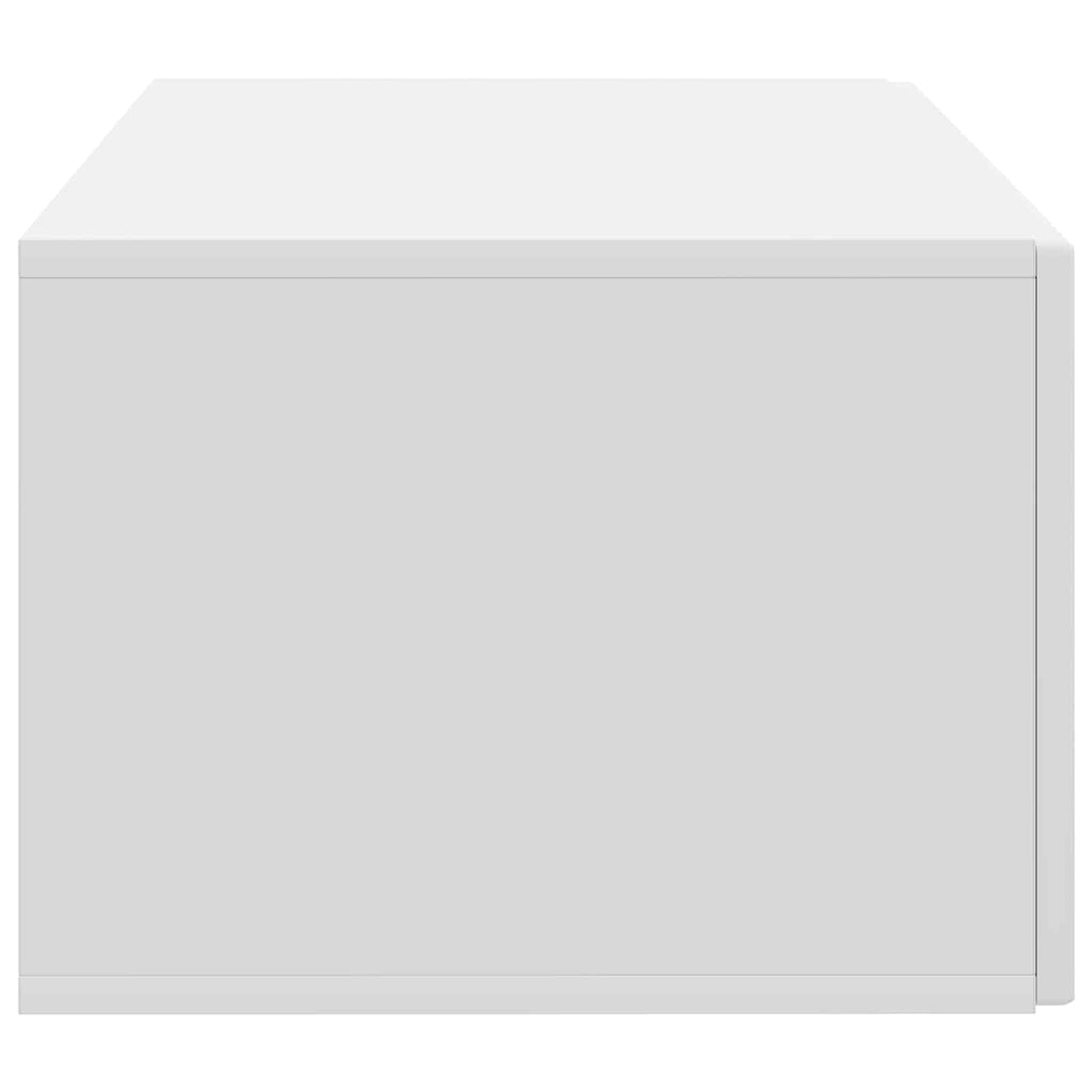vidaXL Szafka RTV montowana na ścianie Biały 59,5 x 41 x 30 cm