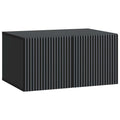 vidaXL Szafka RTV montowana na ścianie Czarny 59,5 x 41 x 30 cm