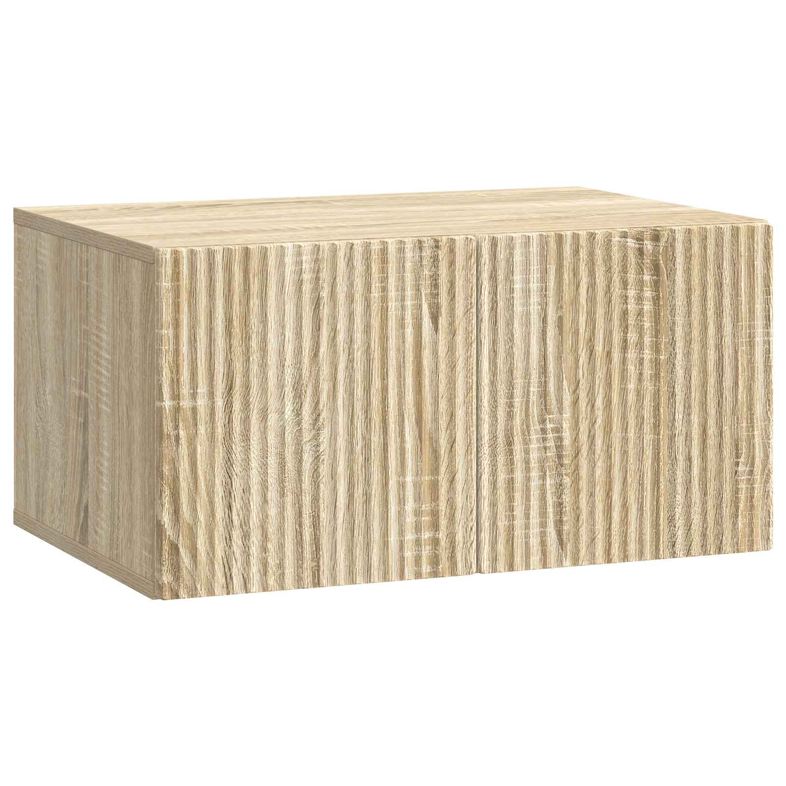 vidaXL Szafka RTV montowana na ścianie dąb Sonoma 59,5 x 41 x 30 cm