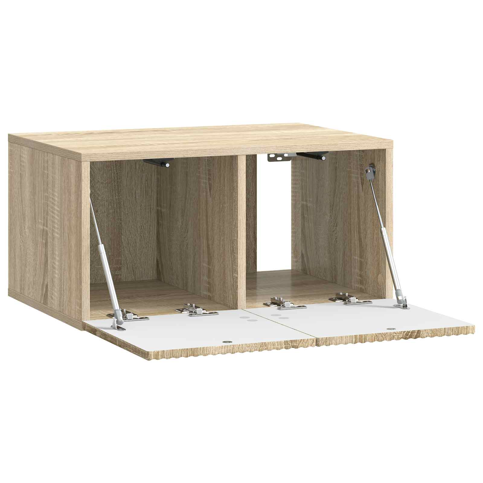 vidaXL Szafka RTV montowana na ścianie dąb Sonoma 59,5 x 41 x 30 cm